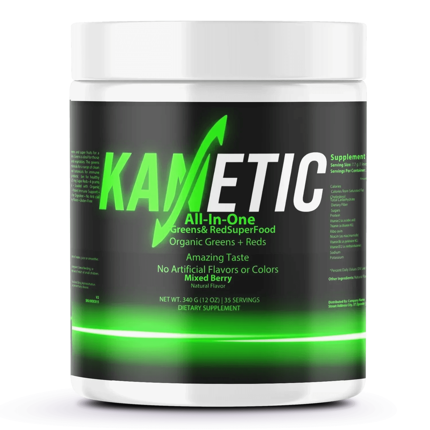 All in One Superfood Blend | Daily Greens for Energy & Wellness - Kanetic