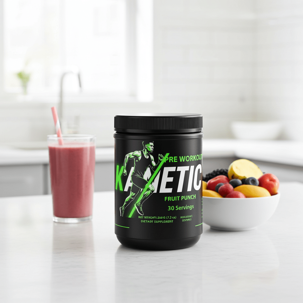 Pre Workout Fruit Punch | Energy, Focus & Endurance Support - Kanetic