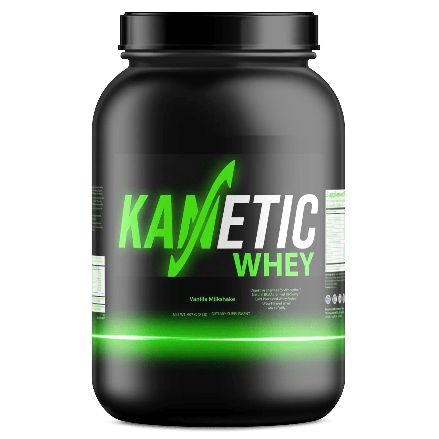Whey Armor Vanilla Protein Powder | Muscle Growth & Recovery Support - Kanetic